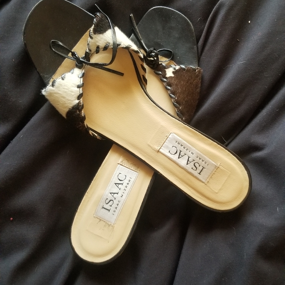 Cute cow kitten heels